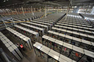 Illustration for article titled The Inside of an Amazon Warehouse is a Terrifying Sight